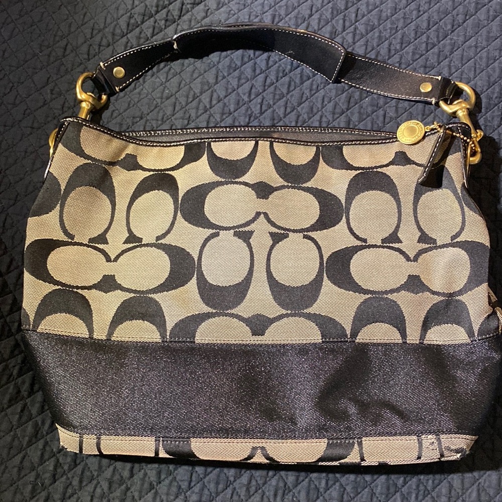 Black “C” Coach bag